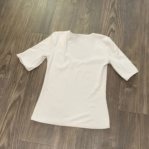 Zara Women’s Ribbed Scoop Neck Top - Picture 2 of 5